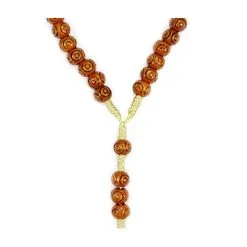 Rosario In Legno Inciso Grano 6 Mm -Sconto Rosari Fai da Te in Italia 2700021 b corona da rosario in legno inciso mm 6 550x550w