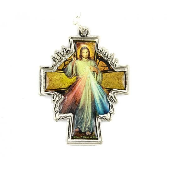 Rosario Divina Misericordia In Vetro Grano 7 Mm 6 Rosario Divina Misericordia In Vetro Grano 7 Mm - immagine 6