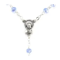 Rosario In Vetro Grano 4x6 Mm -Sconto Rosari Fai da Te in Italia 27000219 rosario in vetro grano mm 4x6b 550x550w