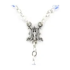 Rosario Mariano Vetro Grano 4 Mm -Sconto Rosari Fai da Te in Italia 27000222 rosario vetro sfaccettato grano mm 4b 550x550w