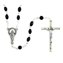 Rosario Cocco Nero Grano 4x6 Mm