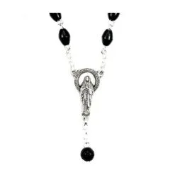 Rosario Cocco Nero Grano 5x6 Mm -Sconto Rosari Fai da Te in Italia 27000228 rosario cocco nero grano mm 5x6b 550x550w