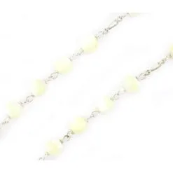 Rosario In Madreperla Legatura Argento Grano 6 Mm -Sconto Rosari Fai da Te in Italia 27000232 b rosario in madreperla legatura argento grano mm 6 550x550w