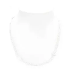 Rosario Girocollo Con Gancio In Argento 925 Grano 3 Mm