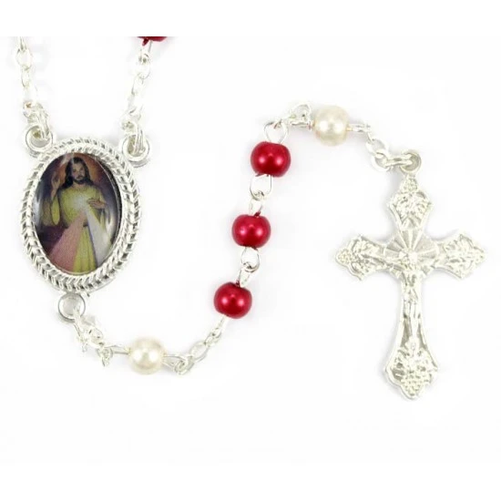 Rosario Divina Misericordia Perlina Grano 4 Mm 1 Rosario Divina Misericordia Perlina Grano 4 Mm