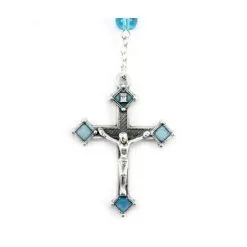 Rosario Madonna Miracolosa In Vetro Grano 6 Mm -Sconto Rosari Fai da Te in Italia 27000242 rosario medaglia miracolosa in vetro grano 6 mmb 550x550w