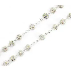 Rosario Grani Con Strass Grano 8 Mm -Sconto Rosari Fai da Te in Italia 27000248 rosario grani con strass grano 8 mmd 550x550w