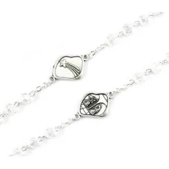 Rosario Natale In Cristallo Grano 6 Mm -Sconto Rosari Fai da Te in Italia 27000250 rosario di natale in cristallo grano 6 mmc 550x550w