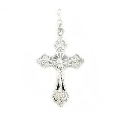 Rosario Rondelle Metallo Argentato Grano 4x3 Mm -Sconto Rosari Fai da Te in Italia 27000252 rosario rondelle metallo argentato grano 4x3 mmb 550x550w