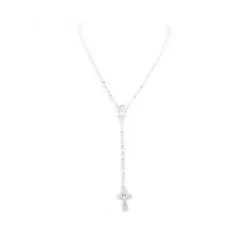 Rosario Rondelle Metallo Argentato Grano 4x3 Mm -Sconto Rosari Fai da Te in Italia 27000252 rosario rondelle metallo argentato grano 4x3 mmc 550x550w