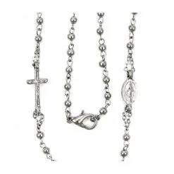 Rosario Girocollo In Metallo Fumè Grano 3 Mm -Sconto Rosari Fai da Te in Italia 27000254 rosario girocollo in metallo fume grano 3 mma 550x550w