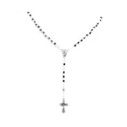 Rosario Collana Grani Cubetti Ematite Grano 6 Mm -Sconto Rosari Fai da Te in Italia 27000267 rosario collana grani cubetti ematite grano 6 mma 550x550w