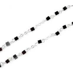 Rosario Collana Grani Cubetti Ematite Grano 6 Mm -Sconto Rosari Fai da Te in Italia 27000267 rosario collana grani cubetti ematite grano 6 mme 550x550w