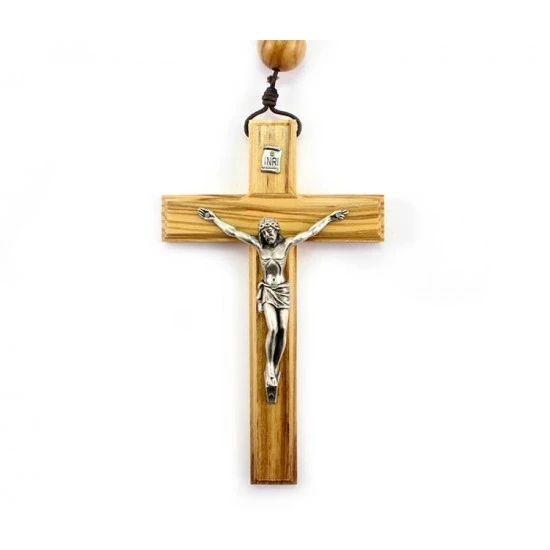 Rosario Capoletto In Legno Ulivo Grano 2 Cm 3 Rosario Capoletto In Legno Ulivo Grano 2 Cm - immagine 3