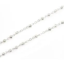 Rosario In Metallo Filigranato Grano 4 Mm -Sconto Rosari Fai da Te in Italia 2700027 c corona da rosario filigrana metallo mm 4 550x550w