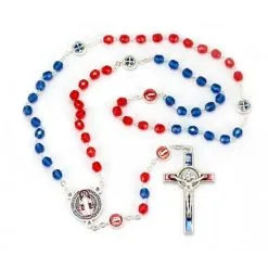 Rosario Di San Benedetto Cristallo Con Astuccio Grano 6 Mm -Sconto Rosari Fai da Te in Italia 27000277 rosario di san benedetto cristallo con astuccio grano 6 mme 550x550w