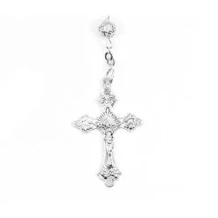 Rosario In Metallo Filigranato Grano 6 Mm -Sconto Rosari Fai da Te in Italia 2700028 a corona da rosario filigrana metallo mm 6 550x550w