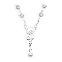 Rosario In Metallo Filigranato Grano 6 Mm -Sconto Rosari Fai da Te in Italia 2700028 d corona da rosario filigrana metallo mm 6 550x550w