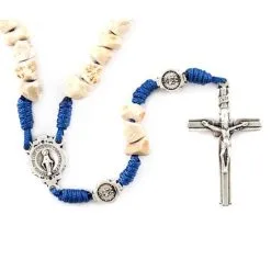 Rosario Madonna Miracolosa In Pietra Grano 7 Mm