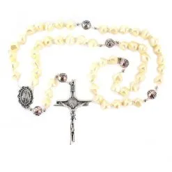 Rosario Madonna Di Fatima E Sacchetto Grano 1x1 Cm -Sconto Rosari Fai da Te in Italia 27000287 rosario madonna di fatima e sacchetto grano 1x1 cma 550x550w