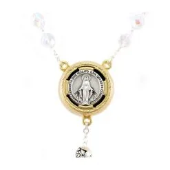 Rosario Ave Maria Elettronico Miracolosa Dorato Grano 8 Mm -Sconto Rosari Fai da Te in Italia 27000288 rosario ave maria elettronico miracolosa grano 8 mmc 550x550w