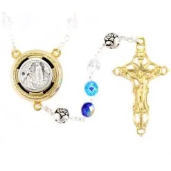 Rosario Ave Maria Elettronico Lourdes Grano 8 Mm
