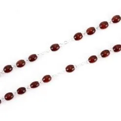 Rosario In Legno San Benedetto Grano 4x6 Mm -Sconto Rosari Fai da Te in Italia 27000291 rosario in legno san benedetto grano 4x6 mmd 550x550w