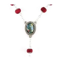 Rosario Profumato Madonna Di Lourdes Grano 6 Mm -Sconto Rosari Fai da Te in Italia 27000292 rosario profumato madonna di lourdes grano 6 mmc 550x550w