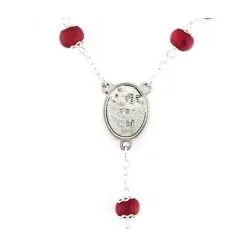 Rosario Profumato Madonna Di Lourdes Grano 6 Mm -Sconto Rosari Fai da Te in Italia 27000292 rosario profumato madonna di lourdes grano 6 mmd 550x550w