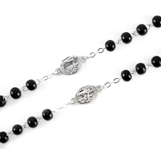 Rosario Madonna Addolorata In Legno Grano 6 Mm 5 Rosario Madonna Addolorata In Legno Grano 6 Mm - immagine 5