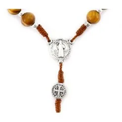 Rosario San Benedetto Legno Ulivo Grano 7 Mm 11 Rosario San Benedetto Legno Ulivo Grano 7 Mm -Sconto Rosari Fai da Te in Italia 27000304 rosario san benedetto legno ulivo grano 7 mmb 550x550w