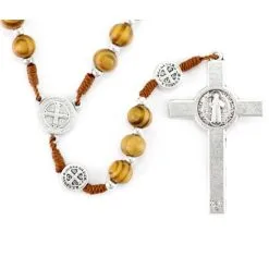 Rosario San Benedetto Legno Ulivo Grano 7 Mm 9 Rosario San Benedetto Legno Ulivo Grano 7 Mm -Sconto Rosari Fai da Te in Italia 27000304 rosario san benedetto legno ulivo grano 7 mmd 550x550w