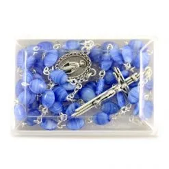 Rosario Grani Ovali Colore Celeste Grano 6x8 Mm -Sconto Rosari Fai da Te in Italia 27000311 rosario grani ovali colore celeste grano 6x8 mme 550x550 1