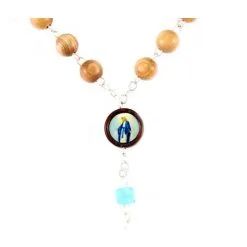 Rosario In Legno Ulivo Pater Vetro Grano 7 Mm -Sconto Rosari Fai da Te in Italia 27000317 Rosario in legno ulivo pater vetro Grano 7 mmd 550x550w