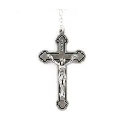 Rosario Con Coppette Colore Ematite Grano 7 Mm -Sconto Rosari Fai da Te in Italia 27000321 rosario con coppette colore ematite grano 7 mmc 550x550w