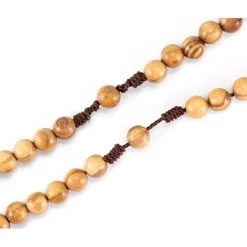 Rosario Legno Di Ulivo Grano 8 Mm -Sconto Rosari Fai da Te in Italia 27000324 rosario legno di ulivo grano 8 mmd 550x550w