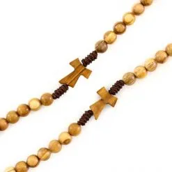 Rosario Legno Ulivo Pater Tau 5 Mm -Sconto Rosari Fai da Te in Italia 27000326 004 rosario legno ulivo con tau 5 mm 550x550 1