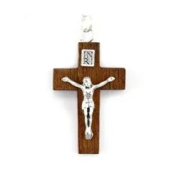 Rosario San Benedetto In Legno Con Gancio Grano 4 Mm -Sconto Rosari Fai da Te in Italia 2700033 a rosario san benedetto in legno con gancio grano mm 4 550x550w