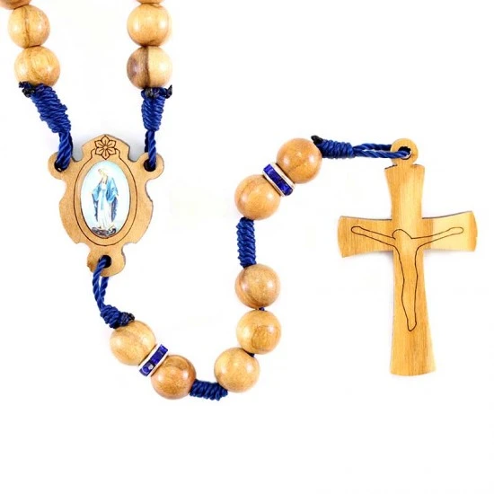 Rosario In Legno Ulivo Madonna Miracolosa 7 Mm 1 Rosario In Legno Ulivo Madonna Miracolosa 7 Mm