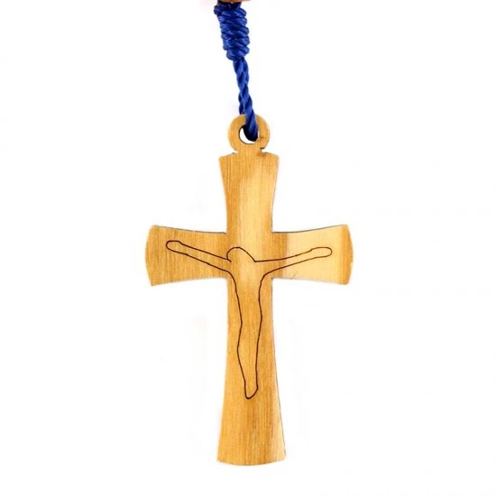 Rosario In Legno Ulivo Madonna Miracolosa 7 Mm 3 Rosario In Legno Ulivo Madonna Miracolosa 7 Mm - immagine 3