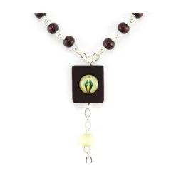 Rosario Madonna Miracolosa In Legno Grano 4 Mm -Sconto Rosari Fai da Te in Italia 2700034 b rosario madonna miracolosa in legno grano mm 4 550x550w