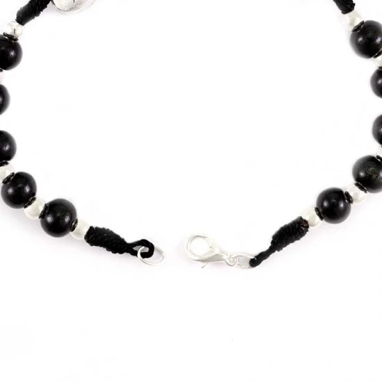 Rosario Legno E Metallo Madonna Miracolosa 6 Mm 2 Rosario Legno E Metallo Madonna Miracolosa 6 Mm - immagine 2