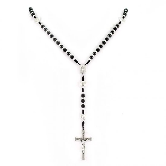 Rosario Legno E Metallo Madonna Di Fatima 6 Mm 6 Rosario Legno E Metallo Madonna Di Fatima 6 Mm - immagine 6