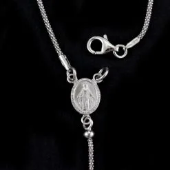 Rosario Collana In Argento 925°° Rodiato Grano 2 Mm 8 Rosario Collana In Argento 925°° Rodiato Grano 2 Mm -Sconto Rosari Fai da Te in Italia 27000349 rosario collana in argento 925 rodiato grano 2 mmc 550x550 1