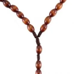 Rosario In Legno Scuro E Corda Grani Ovali Grano 6x10 Mm -Sconto Rosari Fai da Te in Italia 27000352 rosario in legno scuro e corda grani ovali grano 6x10 mmc 550x550 1