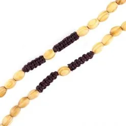 Rosario Legno Ulivo Con Crocifisso San Damiano Grano 5x8 Mm -Sconto Rosari Fai da Te in Italia 27000359 rosario legno ulivo con crocifisso san damiano grano 5x8 mmd 550x550 1