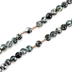 Rosario Nero Con Crocifisso In Legno Colorato Grano 8 Mm -Sconto Rosari Fai da Te in Italia 27000370 rosario nero con crocifisso in legno colorato grano 8 mmg 550x550 1