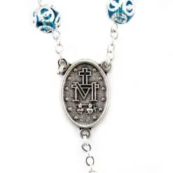 Rosario Vetro Accoppigliato Miracolosa Grano 8 Mm -Sconto Rosari Fai da Te in Italia 27000379 rosario vetro accoppigliato miracolosa grano 8 mmc 550x550 1