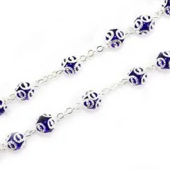 Rosario Vetro Accoppigliato Sacro Cuore Di Gesù Grano 8 Mm -Sconto Rosari Fai da Te in Italia 27000382 rosario vetro accoppigliato sacro cuore di gesu grano 8 mmf 550x550 1