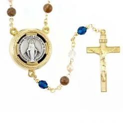 Rosario Ave Maria Elettronico Miracolosa Grano 6 Mm